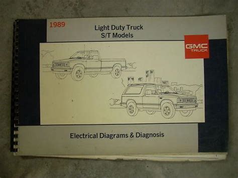 Purchase 1989 Gmc Jimmy S Series Truck Wiring Diagram Shop Service Repair Manual In Holts Summit