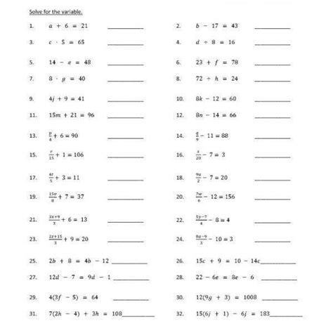 The word multi means more than two, or many. Multi Step Equation Worksheet | Homeschooldressage.com
