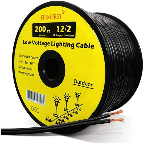 Firmerst 122 Low Voltage Wire Outdoor Landscape Lighting Cable 200