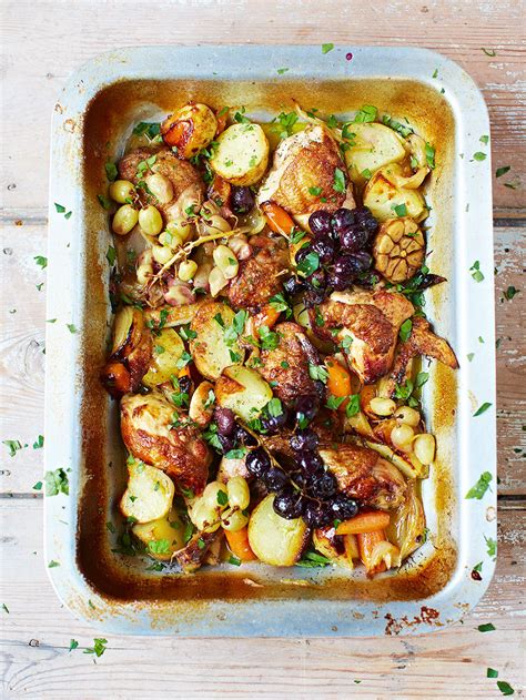 Wine Braised Chicken Chicken Recipes Jamie Oliver