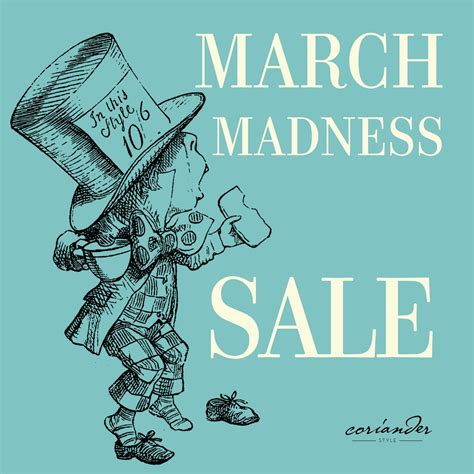 Corianders March Madness A Sale You Cant Resist