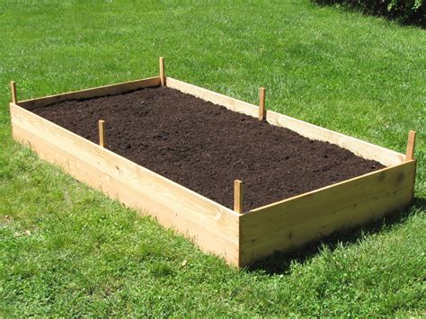 Garden Planter Vegetables Wooden H Fruits For Box Bigtree Raised Bed