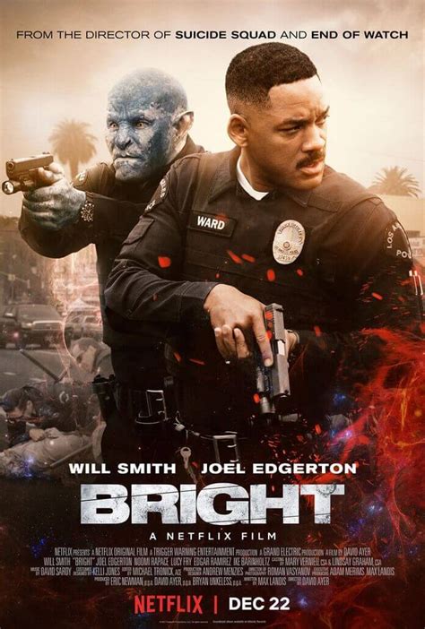 Bright Debuts A New Poster With Will Smith And Joel Edgerton