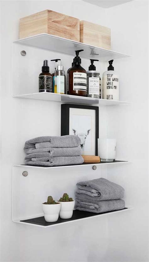 Inspiring Ideas Of Bathroom Shelves And Decorating Tips To Improve Your
