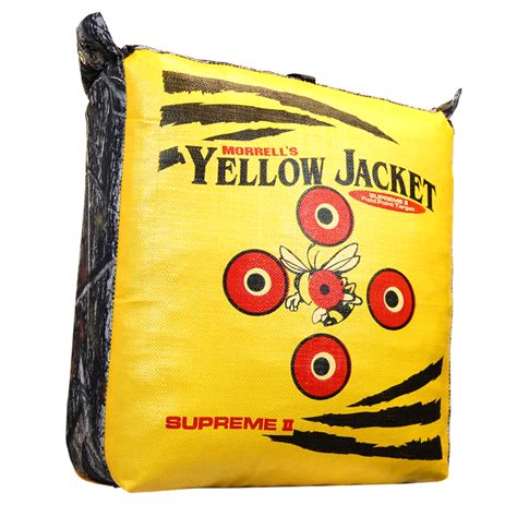 Vtac double sided paper marksmanship/silhouette target offers added versatility of 2 different targets on 1 sheet. Morrell Yellow Jacket Supreme II Field Point Target