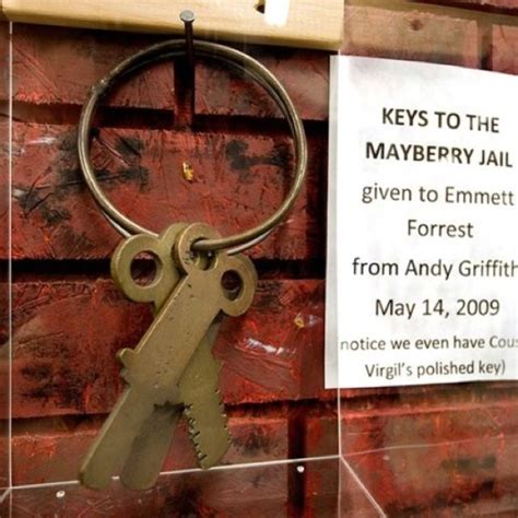 Mayberry Keys To Jail Were Given To Emmett Forrest