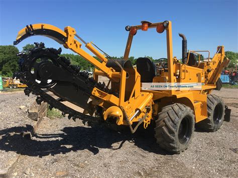 04 Vermeer 8550a Trencher With Backhoe