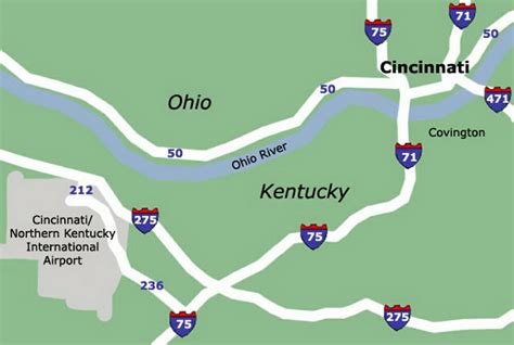 Cincinnati Airport Map