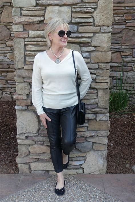 How To Wear Leather Leggings Over 50 A Well Styled Life®