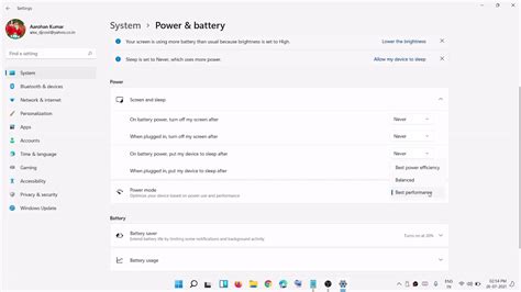 Windows 11 How To Change Power And Sleep Settings Youtube