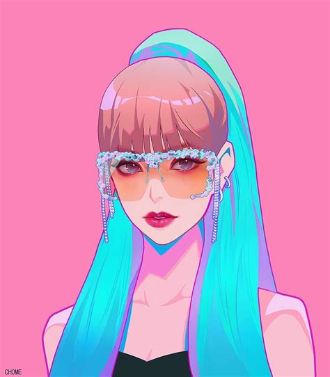 Artstation Blackpink Kill This Love C Home Pink Drawing Digital Art Illustration Lisa