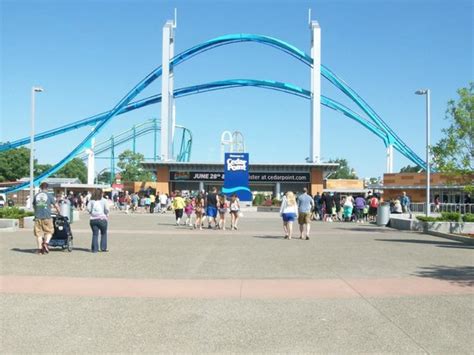 Cedar Point Entrance Picture Of Cedar Point Amusement Park Sandusky Tripadvisor