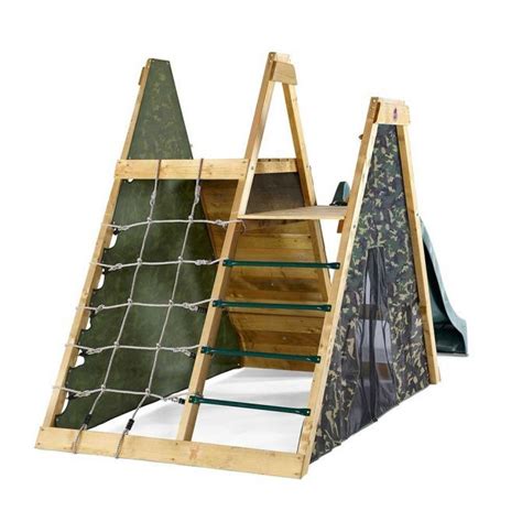 Plum Climbing Pyramid Wooden Play Centre Including Free Accessory