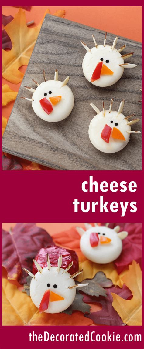 I love pumpkin pie too. Babybel cheese turkeys Thanksgiving appetizer -- fun food