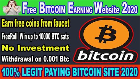 Earn Free Bitcoins Without Investment Win Up To BTC From Cryp Investing Free