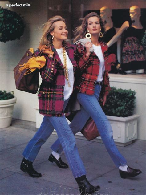 Denim In Vogue Us 1991 90s Dream Queen In 2019 1990s Fashion