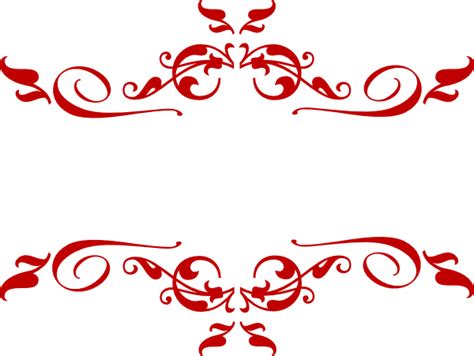 Red Wedding Border Png Clipart Best