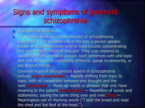 What Are The Symptoms Of Paranoia Schizophrenia Mental Health Matters Cofe