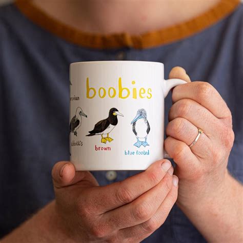 Boobies Bird Mug By Sarah Edmonds Illustration