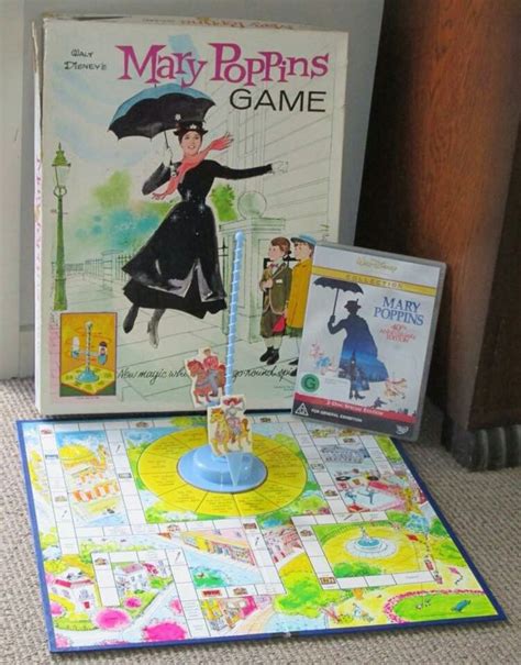 Mary Poppins Board Game Vintage Board Games Disney Games Top Board