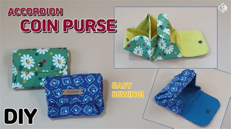 Diy Accordion Coin Purse Free Pattern Card And Coin Purse Sewing