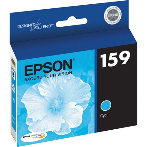 We offer great combo offers on most of epson ink cartridges and many other bulk discounts so that our customers can save money with. Epson 159 Cyan Ink Cartridge T159220 B&H Photo Video