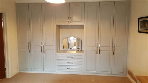 Built In Wardrobe With Dressing Table And Internal Drawers