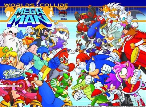 Mega Man And Sonic The Hedgehog Collide Ign Mega Man Archie Comics