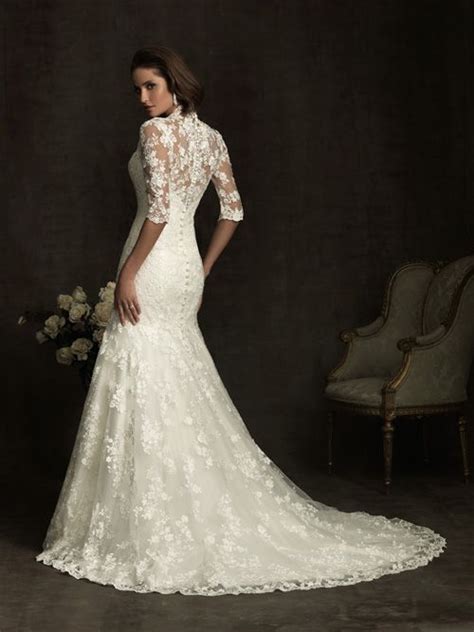 48 Elegant Long Sleeve Wedding Dresses For Winter Brides Lace