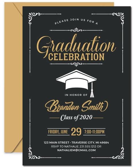 High School Graduation Invitations Announce It In 2022 Graduation