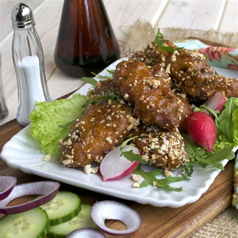 I usually make both marinades (two batches). Adora's Box: KOREAN STYLE SESAME AND PEANUT CRISPY WINGS