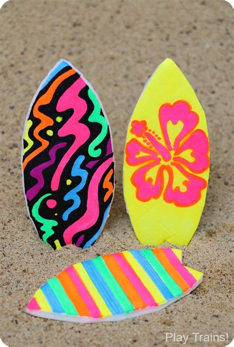 Whether you're heading to the beach or just learning about it, try one (or more) of these ideas. Toy Surfboard Craft for Kids