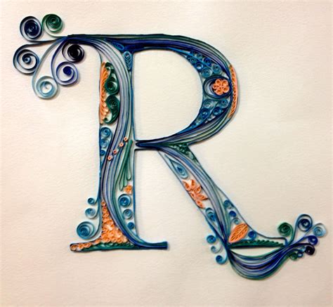 Im Loving Quilled Monograms This Is My First Try At It Paper Quilling Designs Quilling