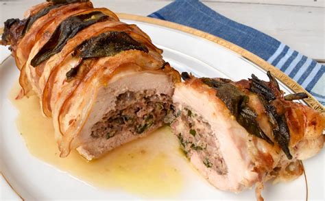Rolled Turkey With Sausage And Sage Stuffing Italian Spoon