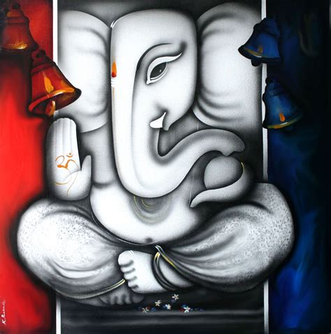 Ganesha Painting Ganesh Art Paintings Ganesha Art