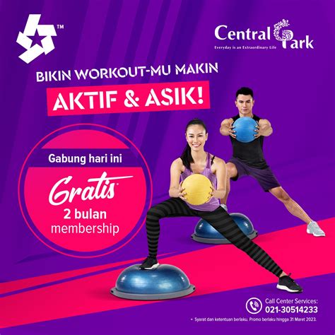 Celebrity Fitness Free 2 Month Membership Central Park Mall Jakarta