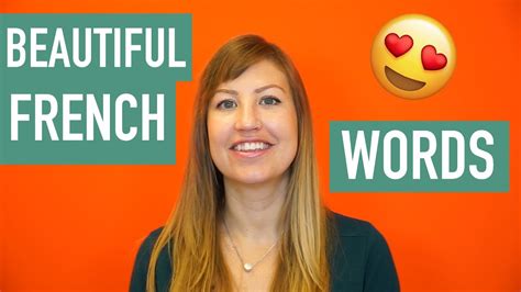 The Top 50 Most Beautiful French Words - YouTube