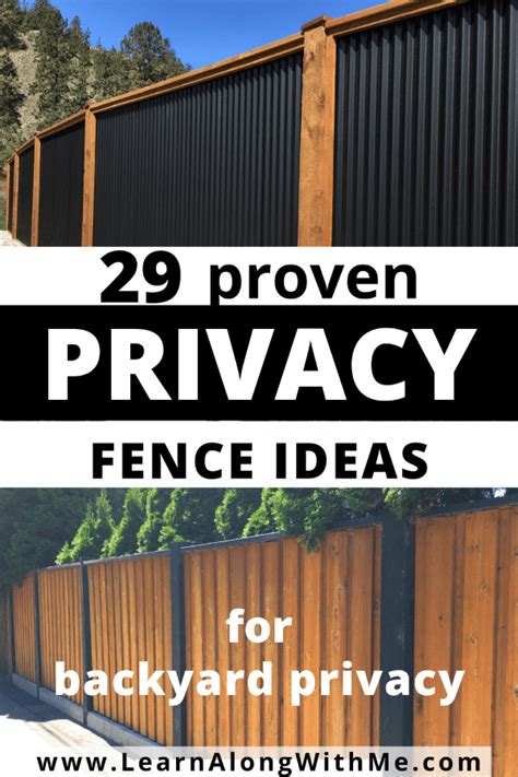 Privacy Fence Ideas 29 Awesome Options For Your Backyard Learn