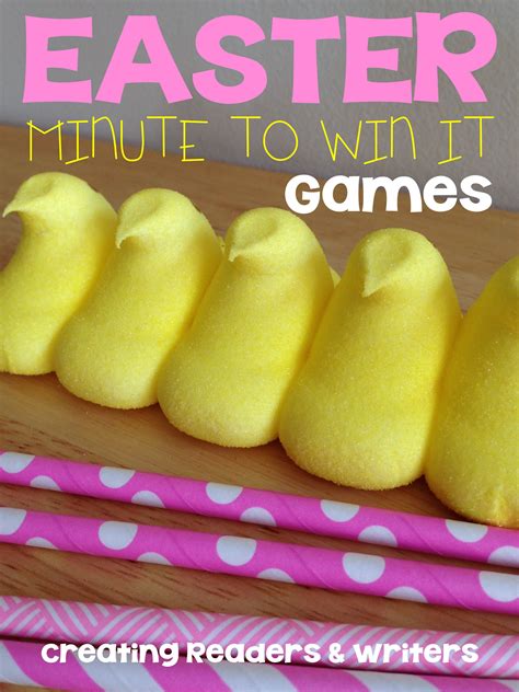 Fun And Simple Easter Minute To Win It Games For The Classroom