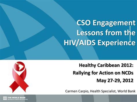 Ppt Cso Engagement Lessons From The Hivaids Experience Powerpoint