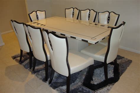 The monarch falkville 5 piece dining table set is an elegant centerpiece for your formal dining room. Marina Marble Dining Table with 8 Chairs | Marble King