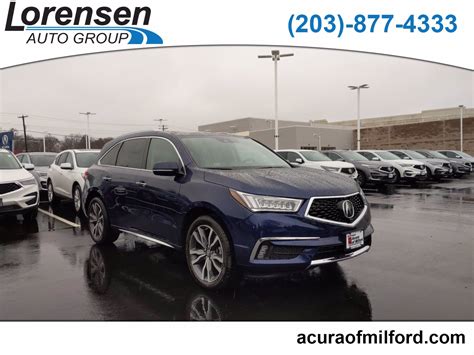 New 2020 Acura Mdx Sh Awd With Advance Package Sport Utility In Milford