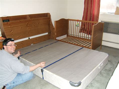 Diy Regular Crib Into Sidecar Crib Baby Co Sleeper Side Bed Sidecar