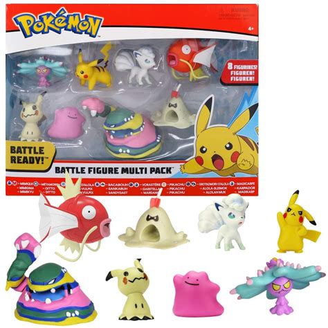 Pokémon Battle Figure Multi Pack Toy Set Pieces Generation Includes Pikachu Eevee Wooloo