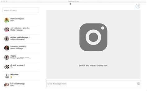 Igdm A Desktop Client For Sending Instagram Direct Messages