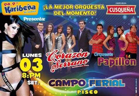 Cumbia Vip Eventos Cumbia Corazon Serrano Papillon Diosas Del Ritmo Movie Posters