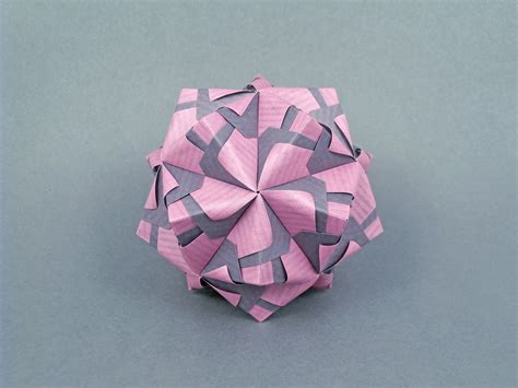 Kusudama Designed And Folded By Masha Athanasiadi Origami Kusudama