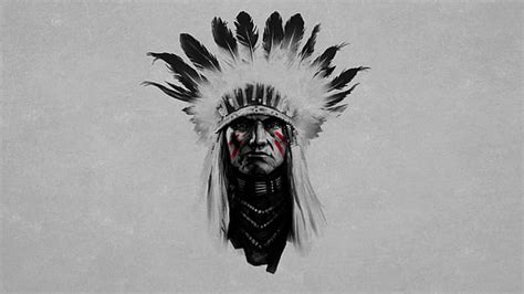 Hd Wallpaper Face Paint Native American Clothing