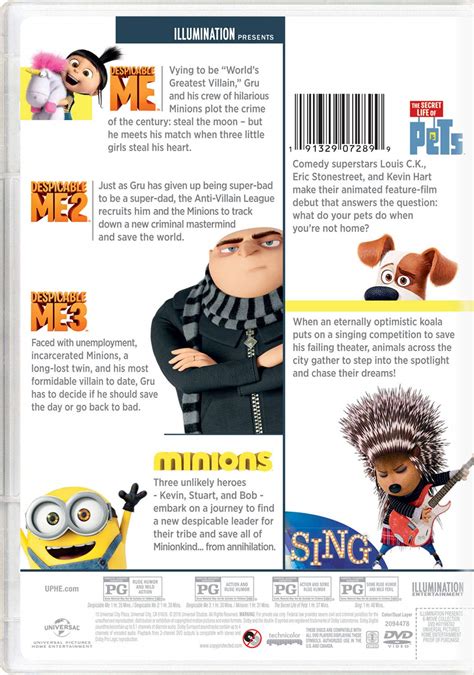 Illumination Presents 6 Movie Collection Despicable Me Despicable