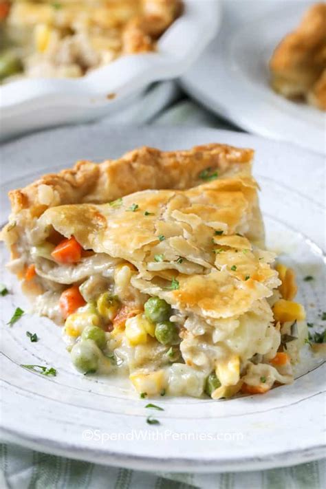 Homemade turkey pot pie is an easy and delicious way to use up the